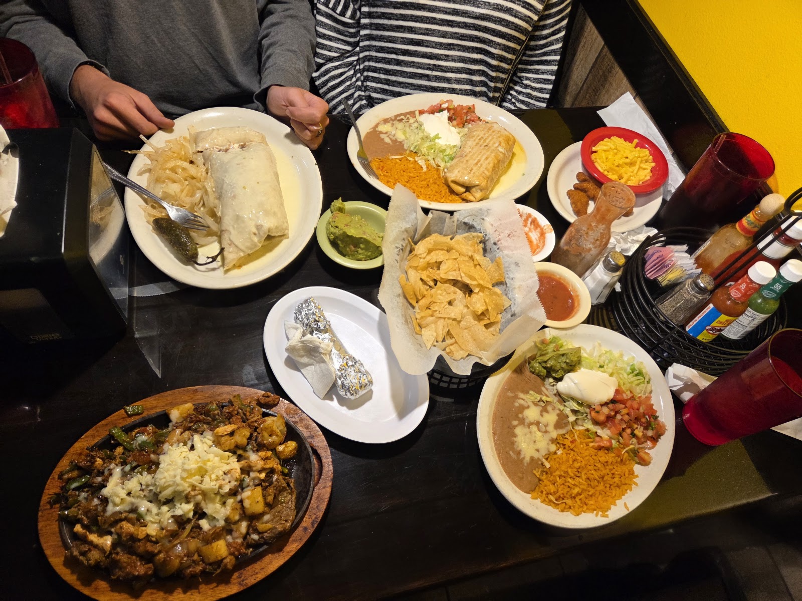 Table with dishes