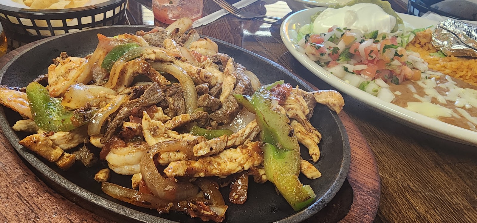 Sizzling fajitas